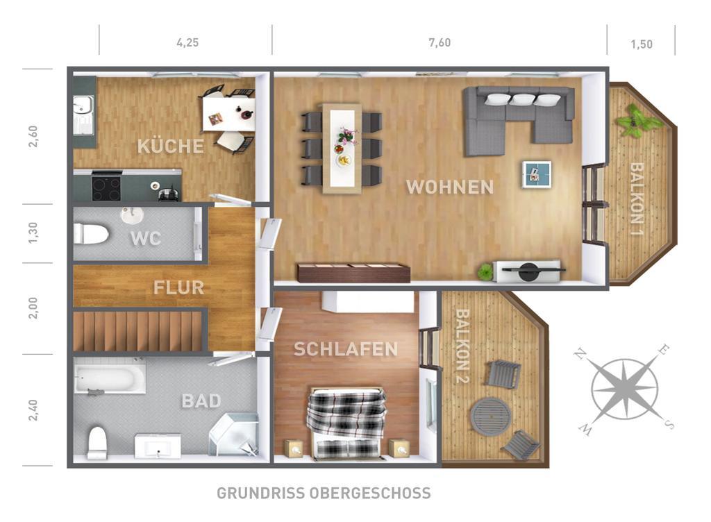Schwarzwald Domizil Uhlsberg Apartman Kippenheim Szoba fotó